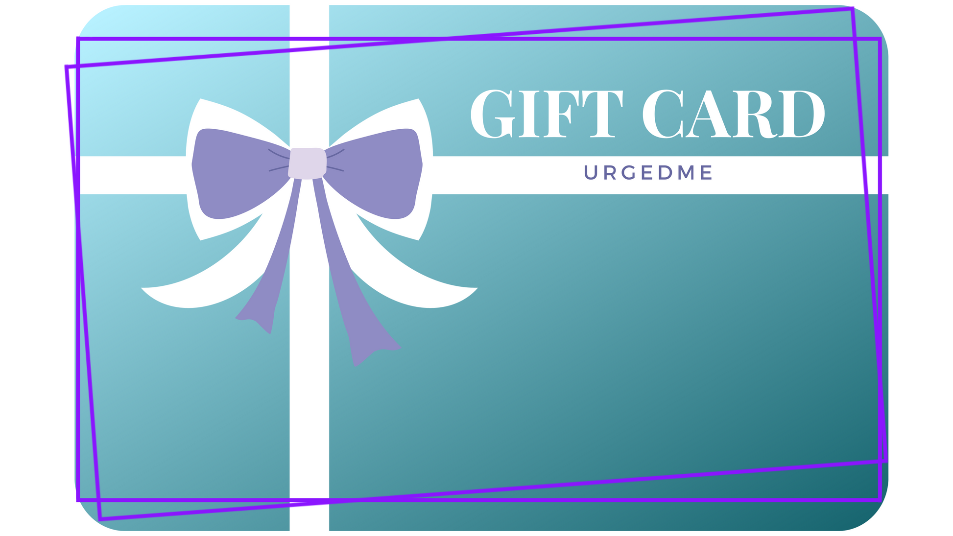 Modern Gift Card | Stylish Gift Card | Urgedme