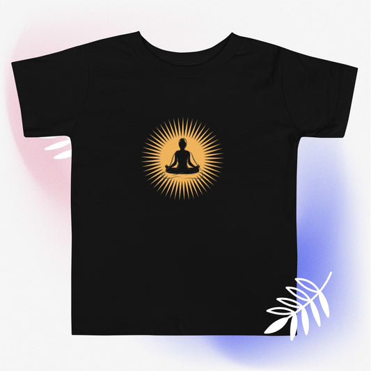 MEDITATING Toddler Short Sleeve Tee