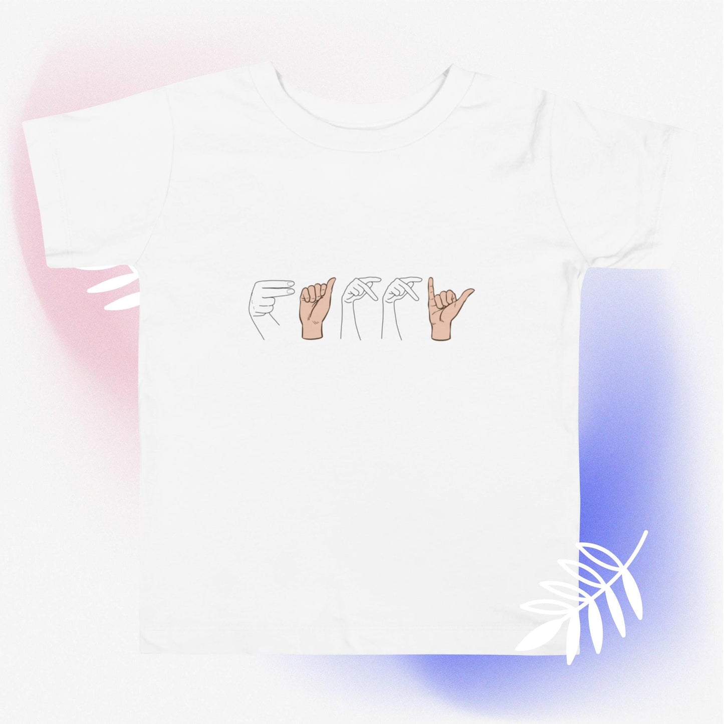 HAPPY-ASL Toddler Short Sleeve Tee