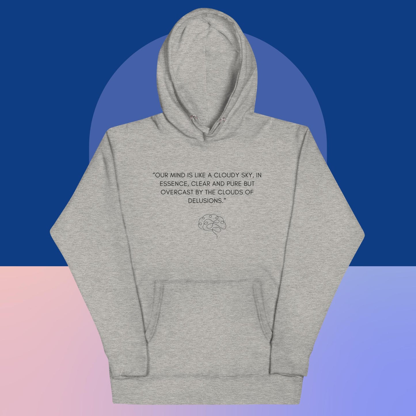 OUR MIND IS LIKE A CLOUDY SKY II Unisex Hoodie