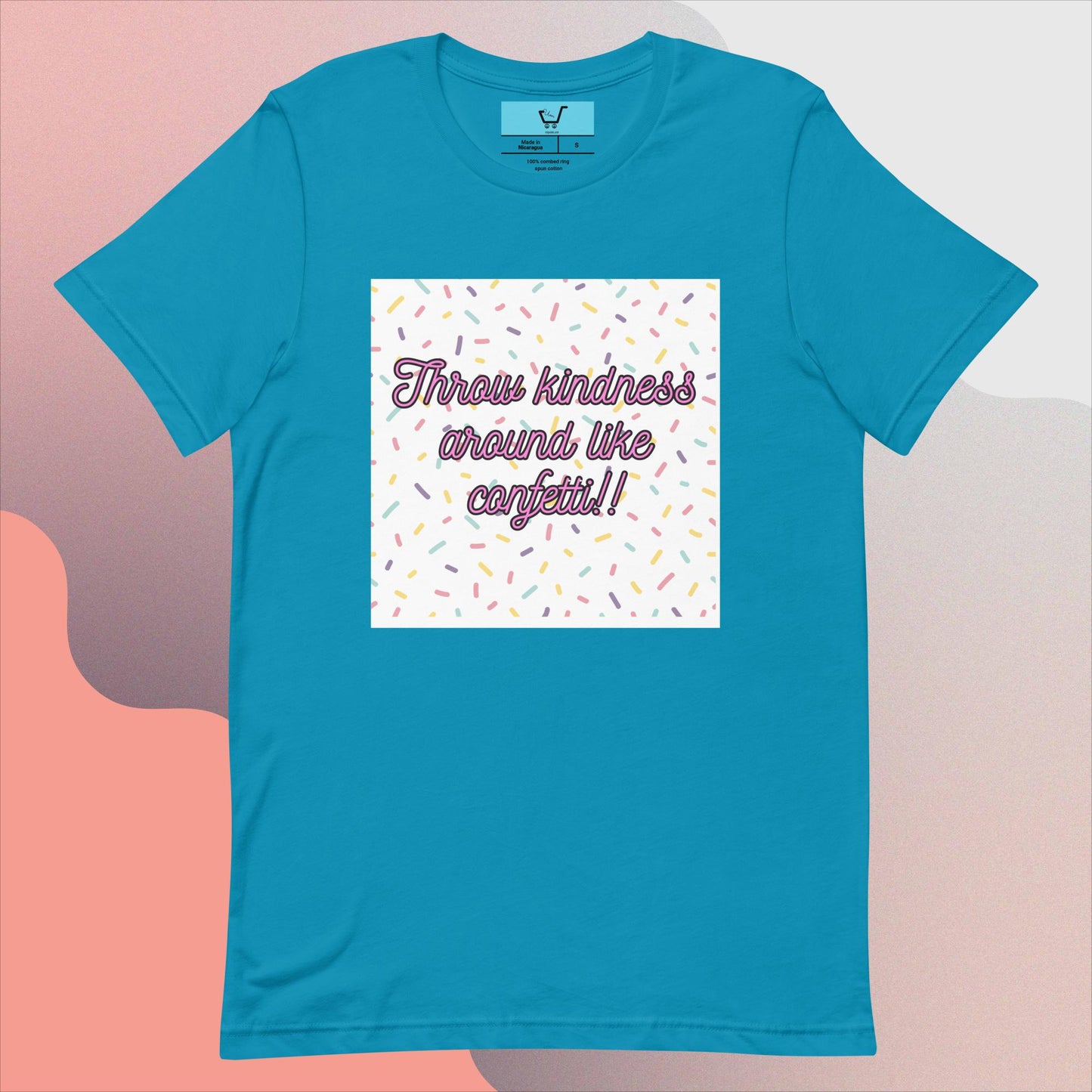 Confetti T-Shirt | Kindness T-Shirt | Soft  T-Shirt | 