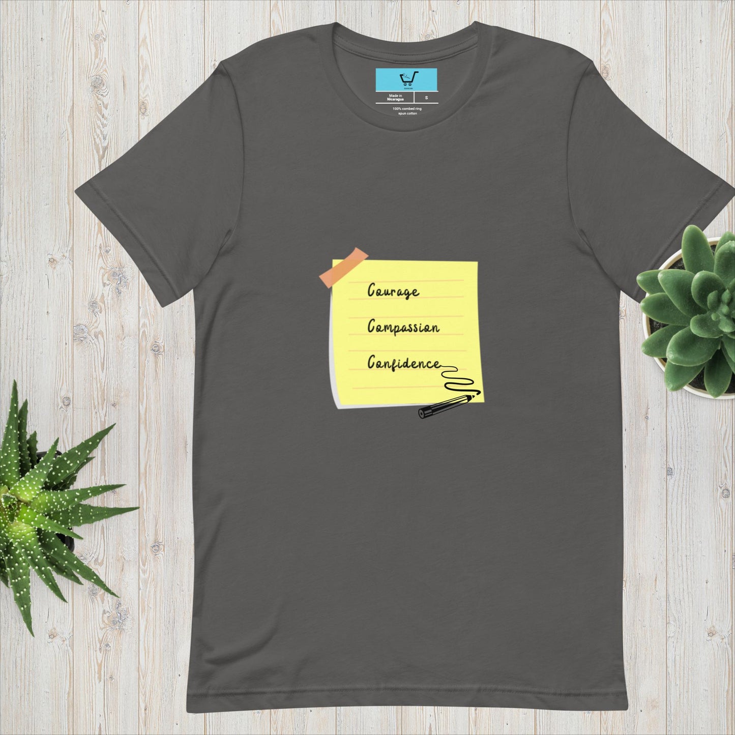 COURAGE COMPASSION CONFIDENCE T-shirt