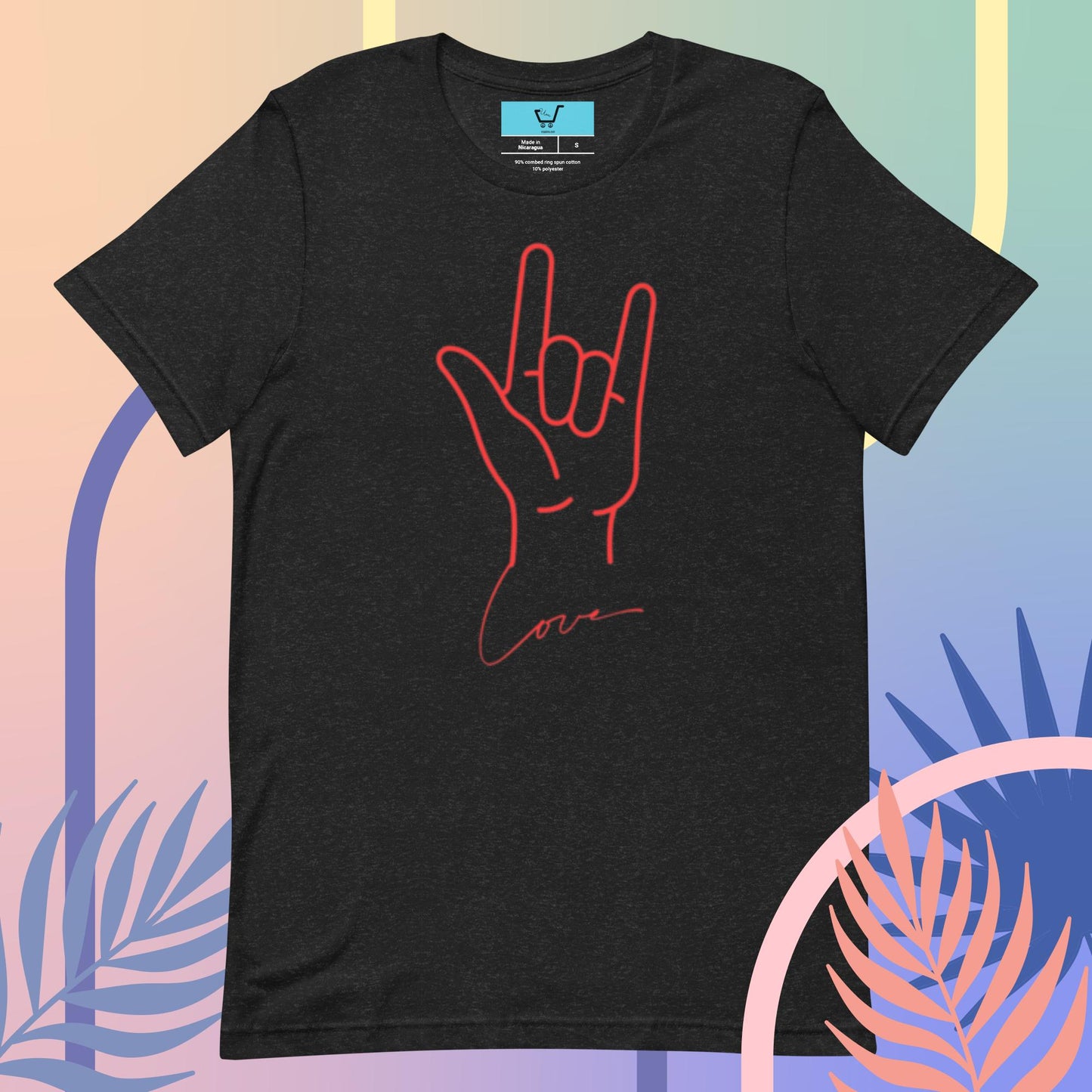 LOVE SIGN ASL Unisex t-shirt