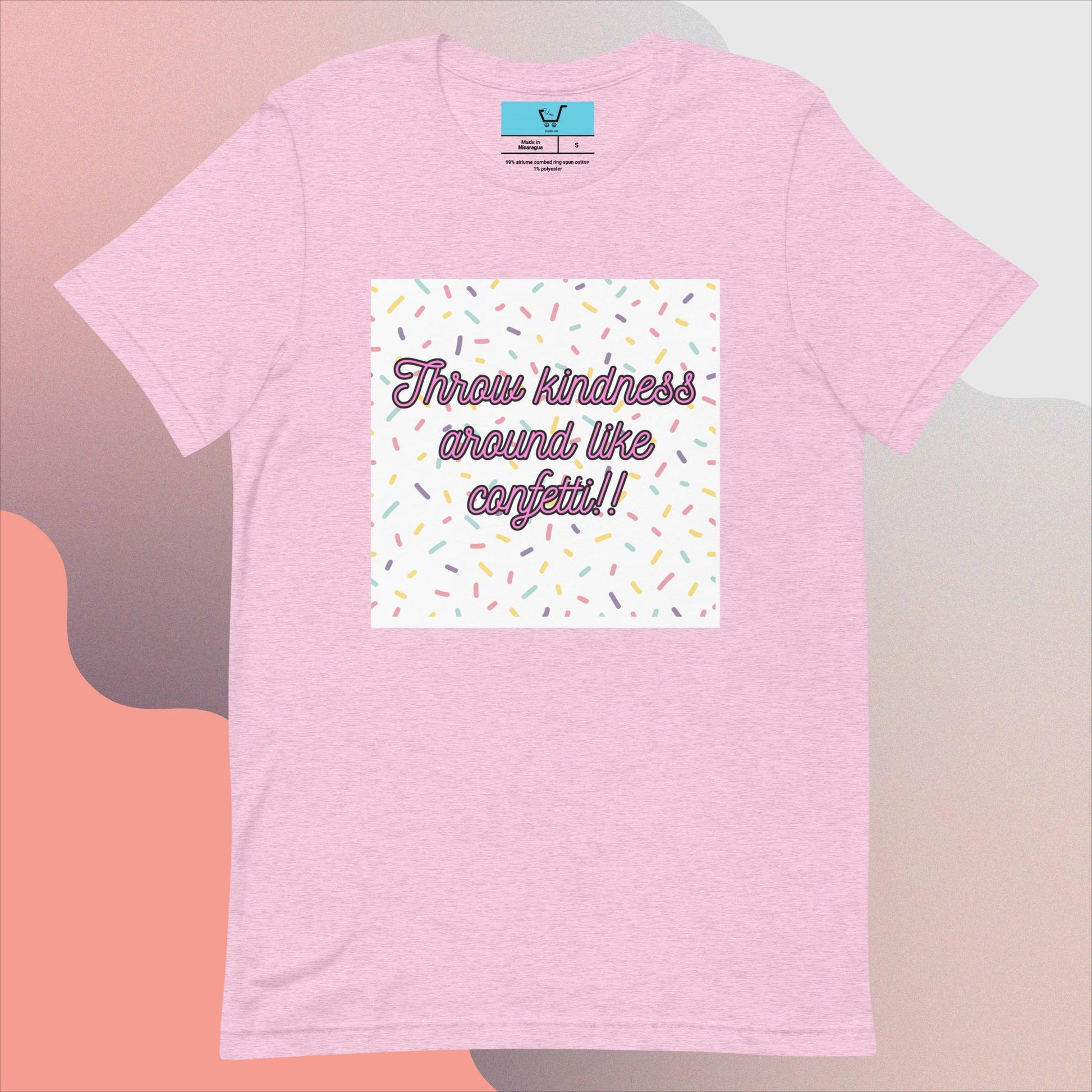 Confetti T-Shirt | Kindness T-Shirt | Soft  T-Shirt | 