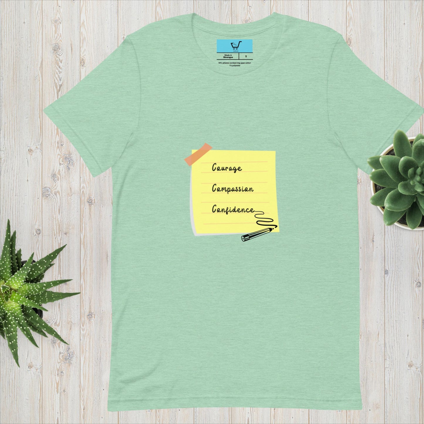 COURAGE COMPASSION CONFIDENCE T-shirt