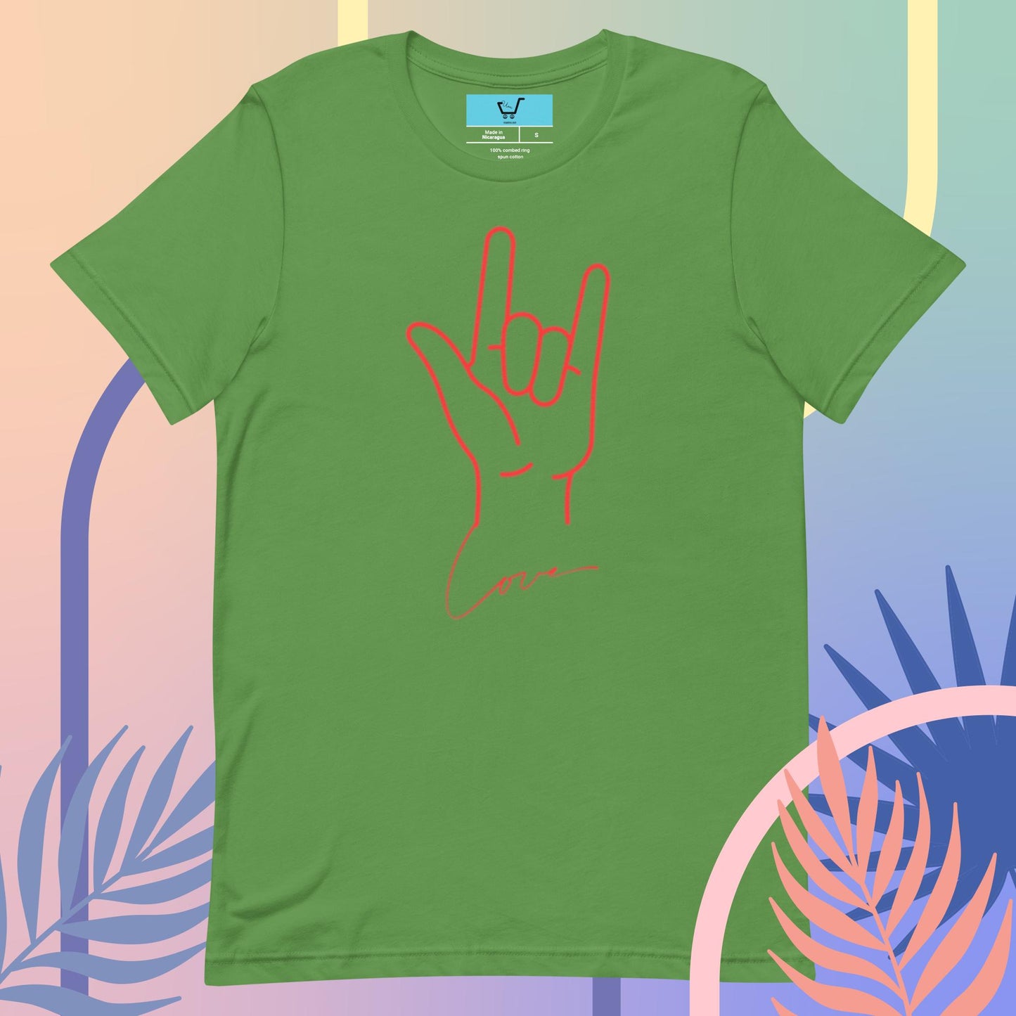 LOVE SIGN ASL Unisex t-shirt