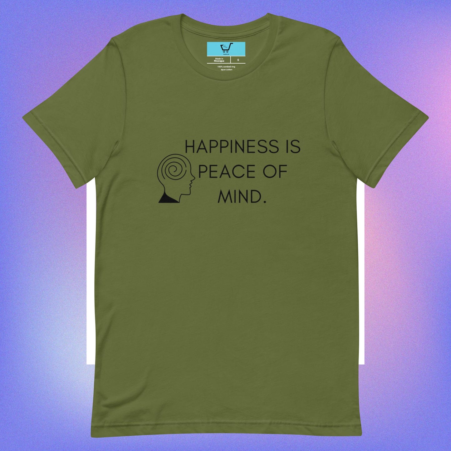 HAPPINESS IS PEACE OF MIND II Unisex t-shirt