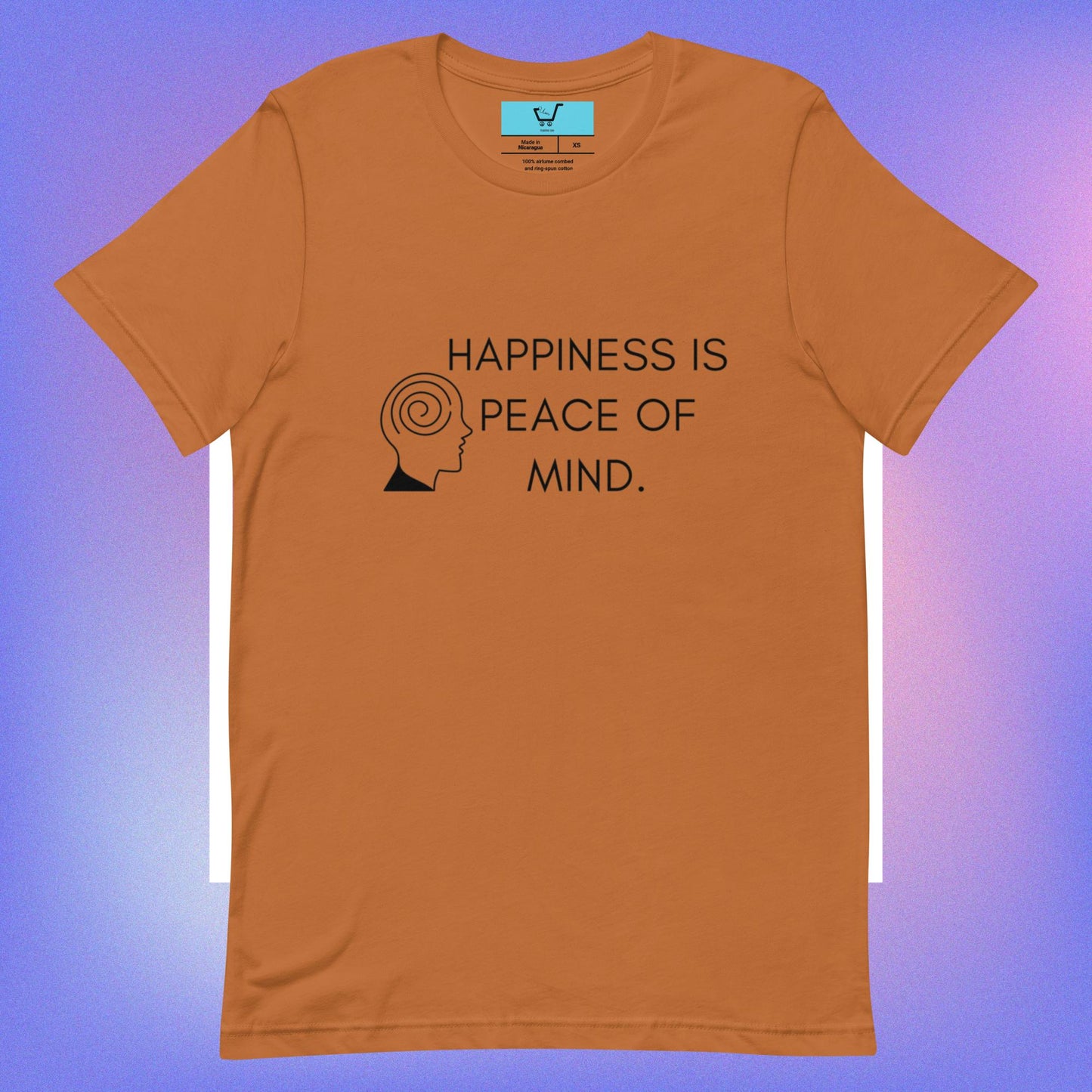 HAPPINESS IS PEACE OF MIND II Unisex t-shirt