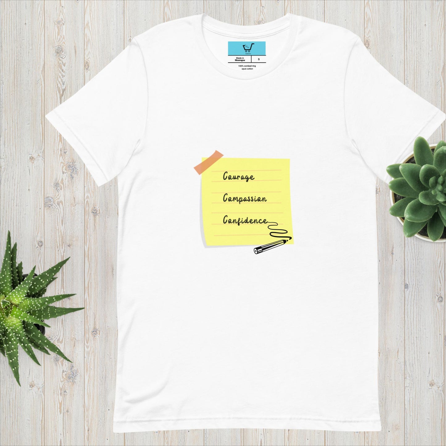 COURAGE COMPASSION CONFIDENCE T-shirt