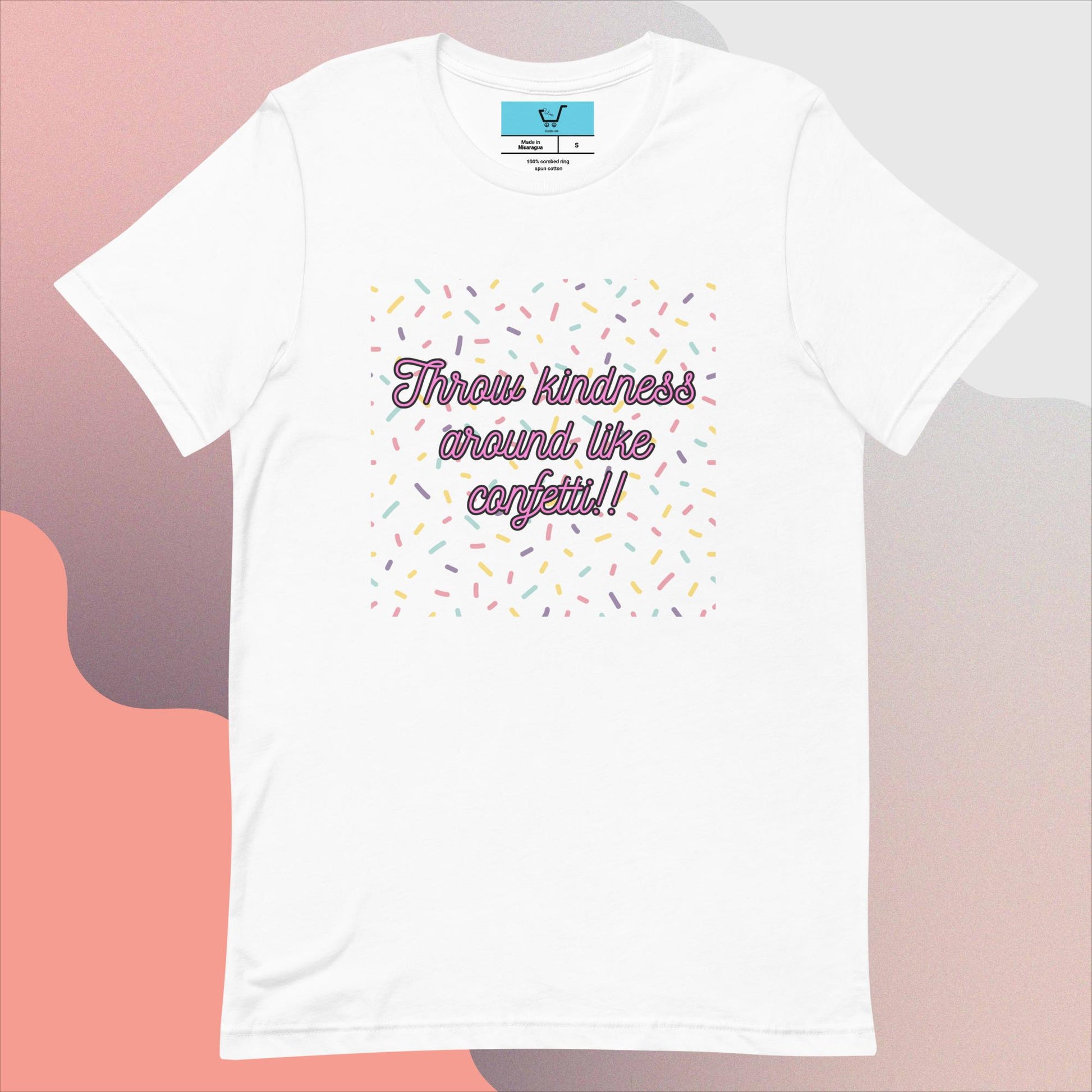 Confetti T-Shirt | Kindness T-Shirt | Soft  T-Shirt | 