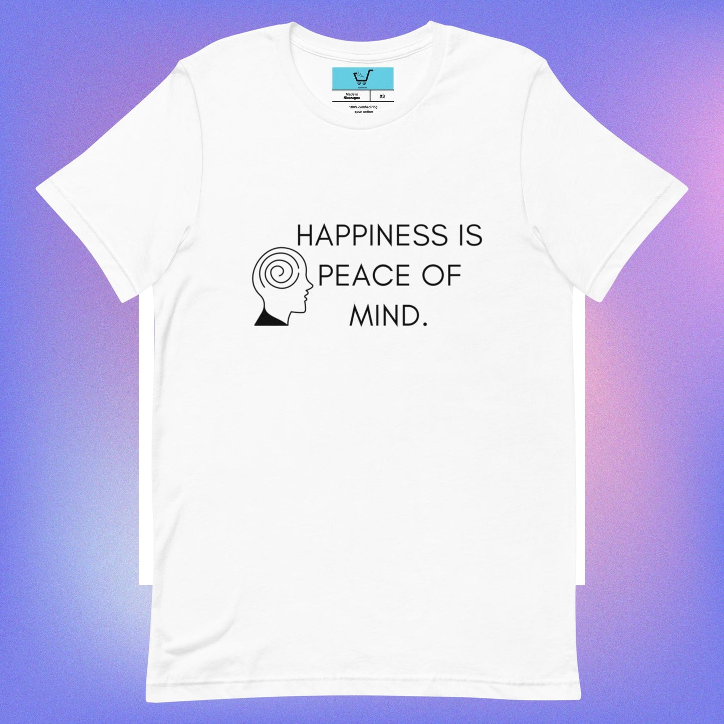 HAPPINESS IS PEACE OF MIND II Unisex t-shirt