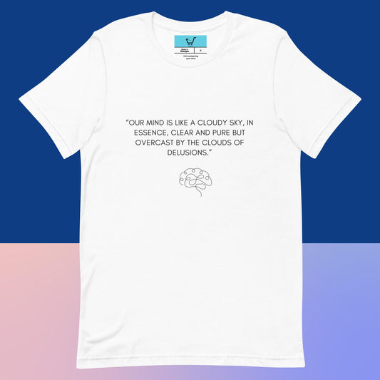 OUR MIND IS LIKE A CLOUDY SKY II Unisex t-shirt